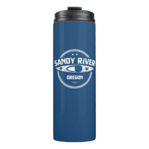Sandy River Oregon Kayaking Thermal Tumbler