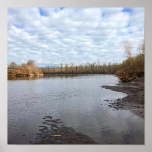 Sandy River, Troutdale, Oregon Poster