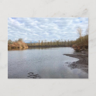 Sandy River, Troutdale, Oregon Poster Mouse Pad Postcard