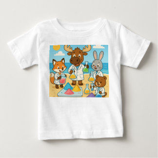 Sandy Science Squad – Smart & Sunny Tee for Kids