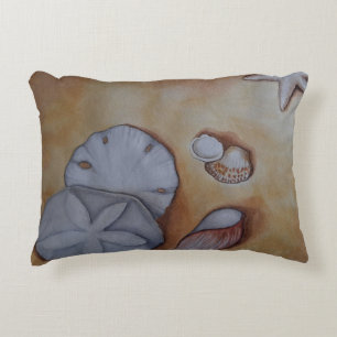 Sandy Seashells Decorative Cushion