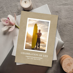 Sandy Shore Photo Memorial Program Programme