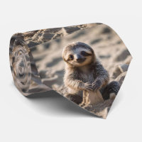 Sandy Shores : Baby Sloth Building Sand Castles,