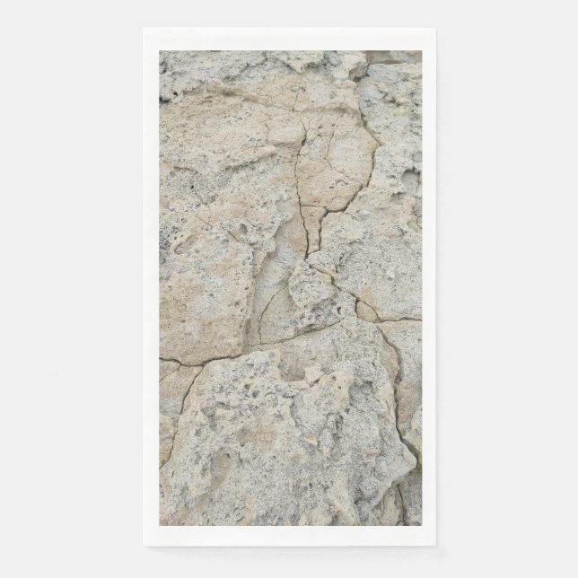 Sandy stone pattern paper guest towels napkin (Front)