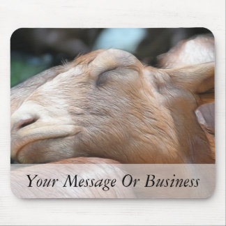 Sandy The Goat - Nap Time! Mouse Mat
