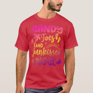 Sandy Toes And A Sun Kissed Nose Beach Summer Vaca T-Shirt