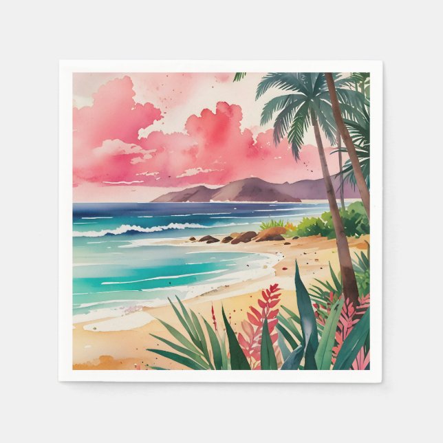 Sandy Toes Napkin (Front)