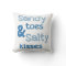 Sandy Toes Salty Kisses Pillow