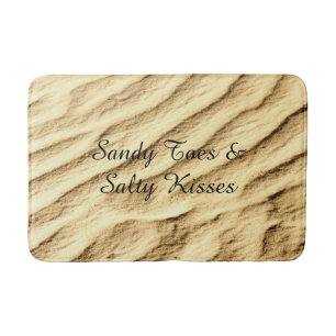 Sandy Toes & Salty Kisses Plush Bath Mat