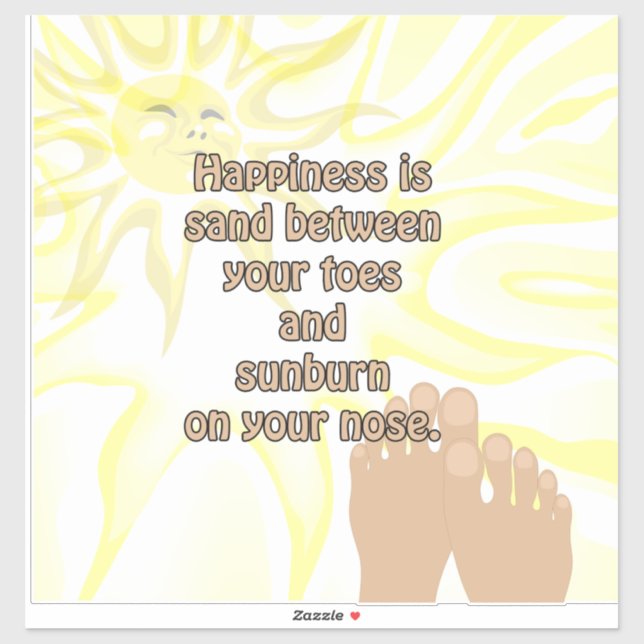 Sandy Toes  Sunburn Nose Beach House (Sheet)