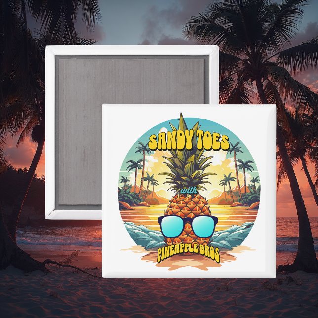 Sandy Toes With Pineapple Bros Magnet (Creator Uploaded)