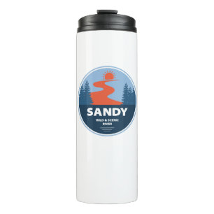 Sandy Wild And Scenic River Thermal Tumbler