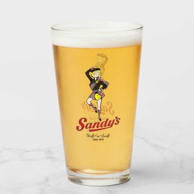 Sandy's Drive-In Glass (Front Filled)