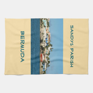 Sandys Parish, Bermuda viewed from the Great Sound Tea Towel