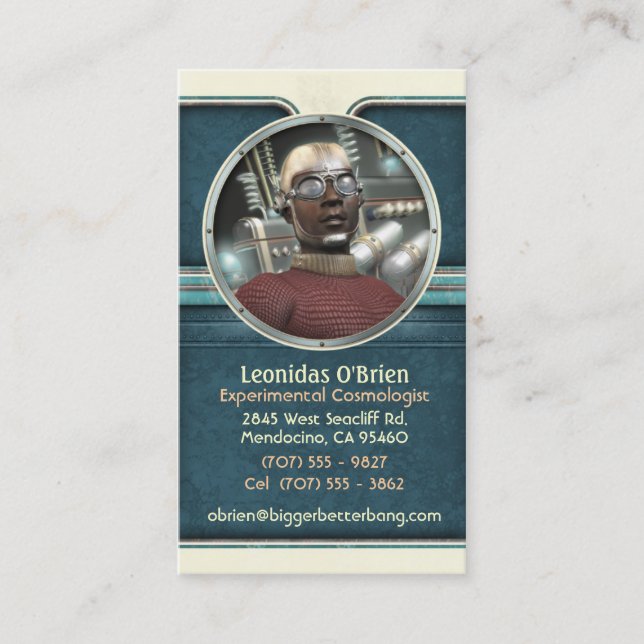 Sane Scientist Business Cards (Front)