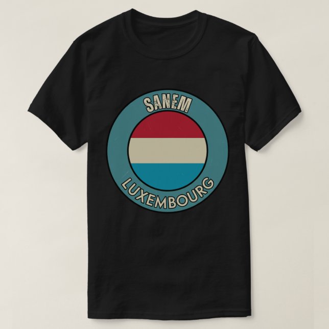 Sanem, Luxembourg T-Shirt (Design Front)