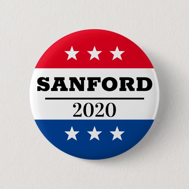 SANFORD 2020 Election 6 Cm Round Badge (Front)