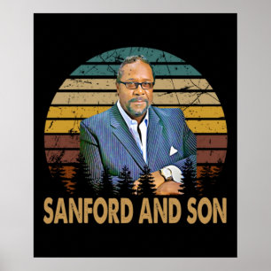 sanford and son gifr art vintage retro poster