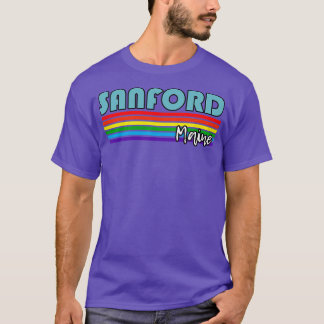 Sanford Maine Pride  Sanford LGBT Gift LGBTQ Suppo T-Shirt