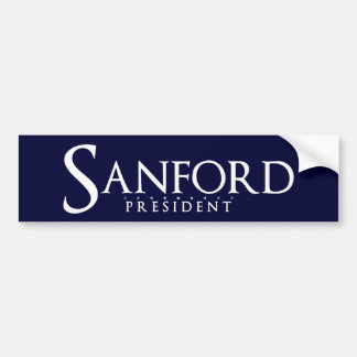 Sanford President 2012 Bumper Sticker