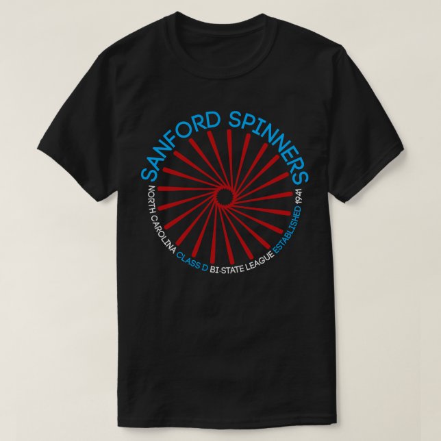 Sanford Spinners T-Shirt (Design Front)