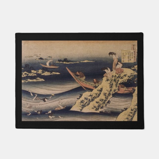 Sangi Takamura Abalone Fisherman Doormat (Front)