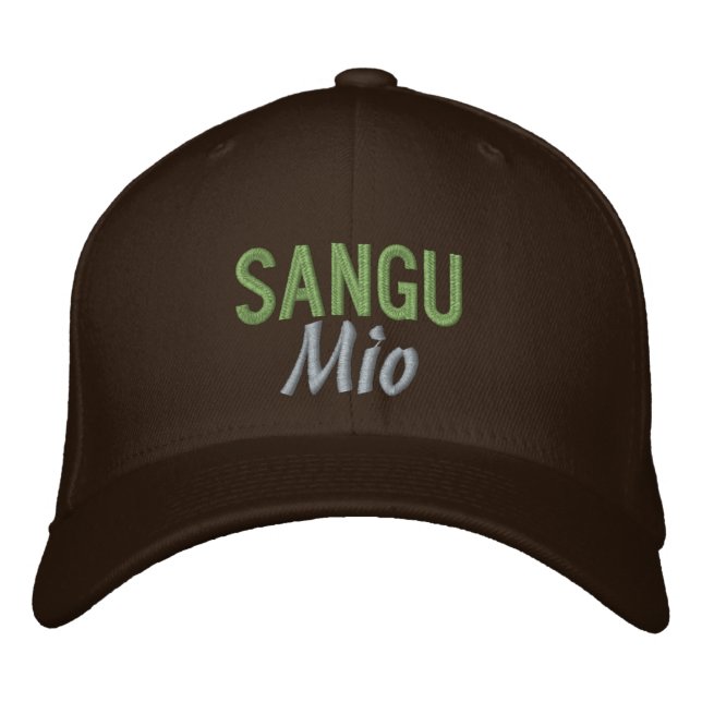 Sango Mio Italian Family Bond Gift Embroidered Hat (Front)