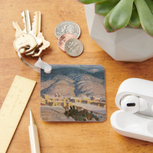 Sangre de Cristo Mountains by Blumenschein Key Ring