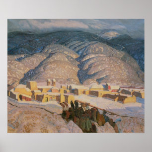 Sangre de Cristo Mountains by Blumenschein Poster
