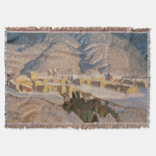 Sangre de Cristo Mountains by Blumenschein Throw Blanket