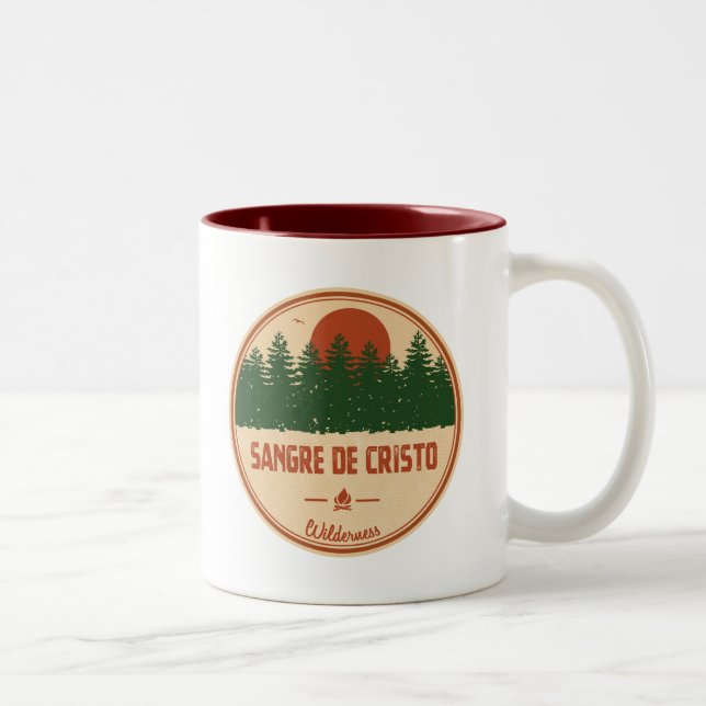 Sangre De Cristo Wilderness Two-Tone Coffee Mug (Right)