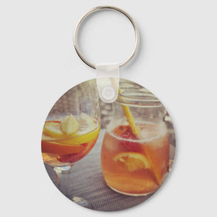 Sangria and Sunshine Key Ring