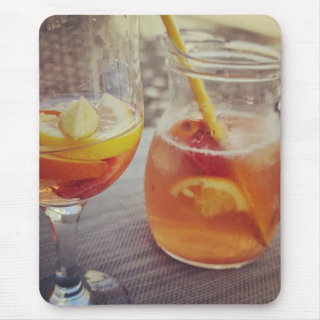 Sangria and Sunshine Mouse Mat (Front)