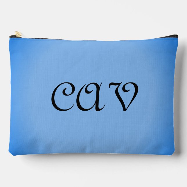 Sangria Cornflower Blue  Accessory Pouch (Front)