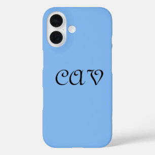 Sangria Cornflower Blue  iPhone 16 Case