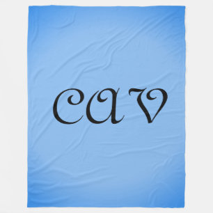 Sangria Cornflower Blue Fleece Blanket