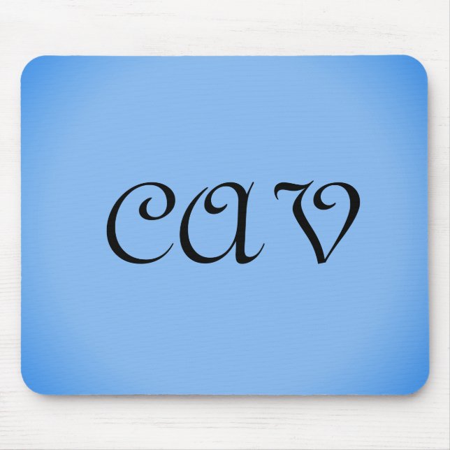 Sangria Cornflower Blue  Mouse Mat (Front)