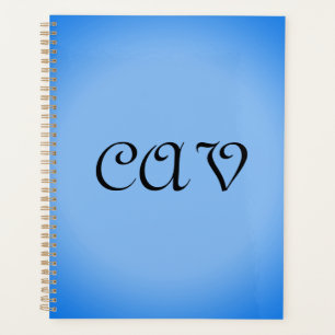 Sangria Cornflower Blue Planner