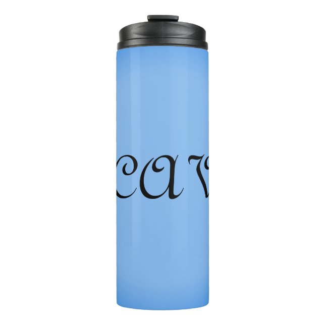 Sangria Cornflower Blue  Thermal Tumbler (Front)
