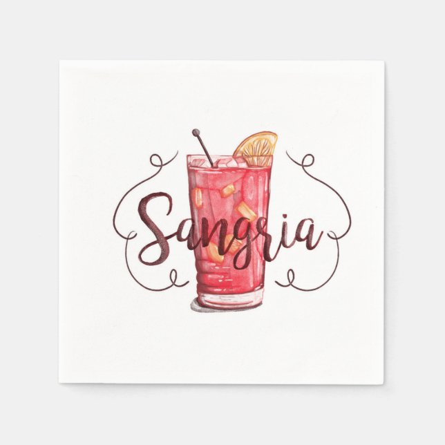 Sangria Napkin (Front)