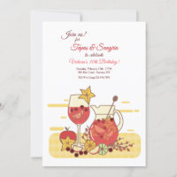 Sangria Party Invitations