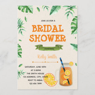 Sangria party theme invitation