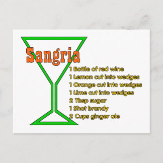 Sangria Postcard