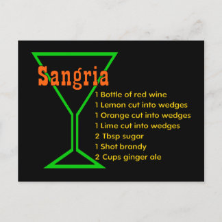 Sangria Postcard
