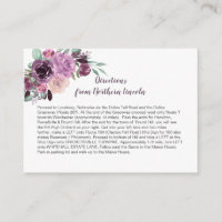 Sangria Purple Mauve Floral Directions |