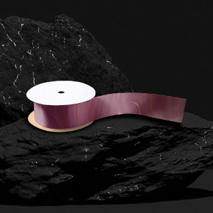 Sangria Strata   Moody Pink and Purple Luxe Agate Satin Ribbon