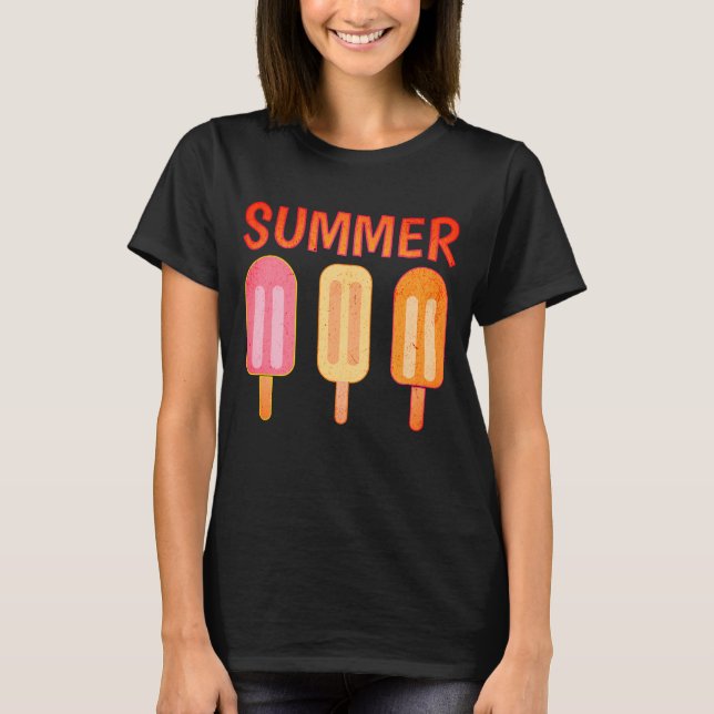 Sangria Summer Popsicles   T-Shirt (Front)