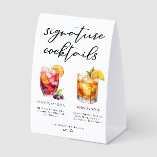 Sangria Whiskey Sour Wedding Signature Cocktails