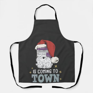 Sani Cloth Christmas Nurse Holiday Medical Nurse Apron