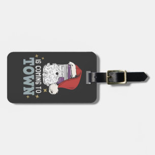 Sani Cloth Christmas Nurse Holiday Medical Nurse Luggage Tag